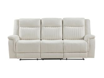 Dean Beige Double Reclining Sofa