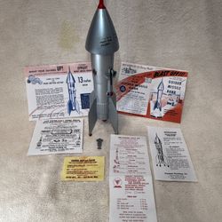 Vintage Guided Missile Coin Bank by Astro Mfg.
