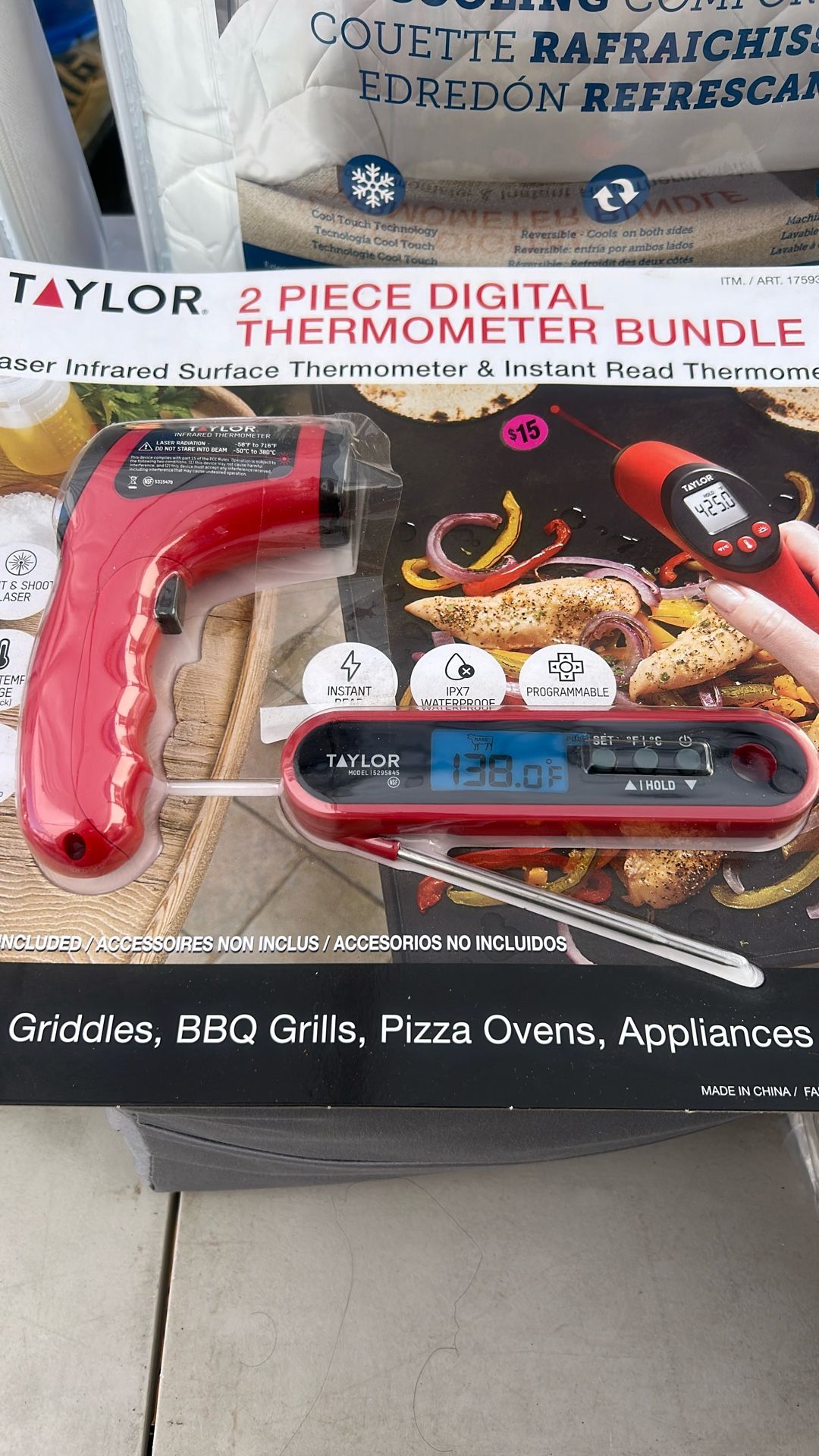 Taylor 2 Piece Digital Thermometer Bundle