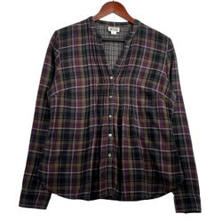 Converse one star long sleeve plaid shirt XL
