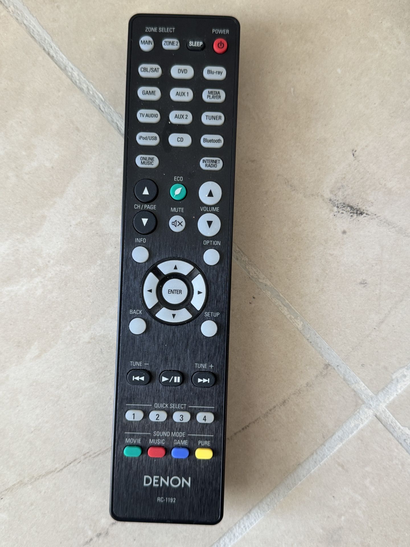 Denon AVR-X2200W 7.2 Channel Home Theater AV Receiver & Remote
