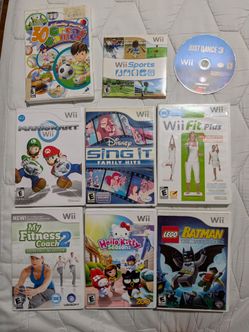 Wii games lot - 9 games