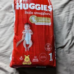 Huggies Size 1 Diapers 