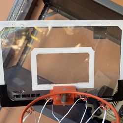 Sklz Pro Mini Hoop Basketball Hang Over Door Used- Also New One Available 