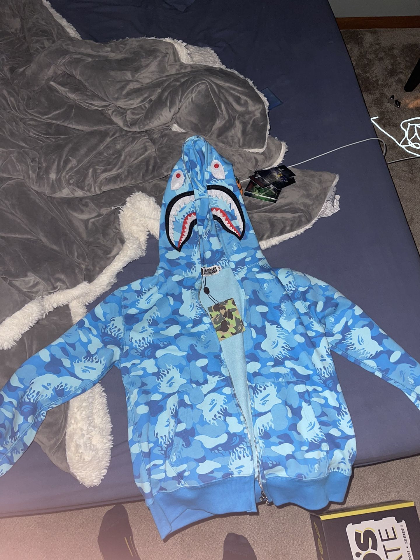 Bape fire camo hoodie sales