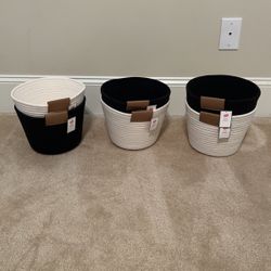 Rope Baskets $3each 