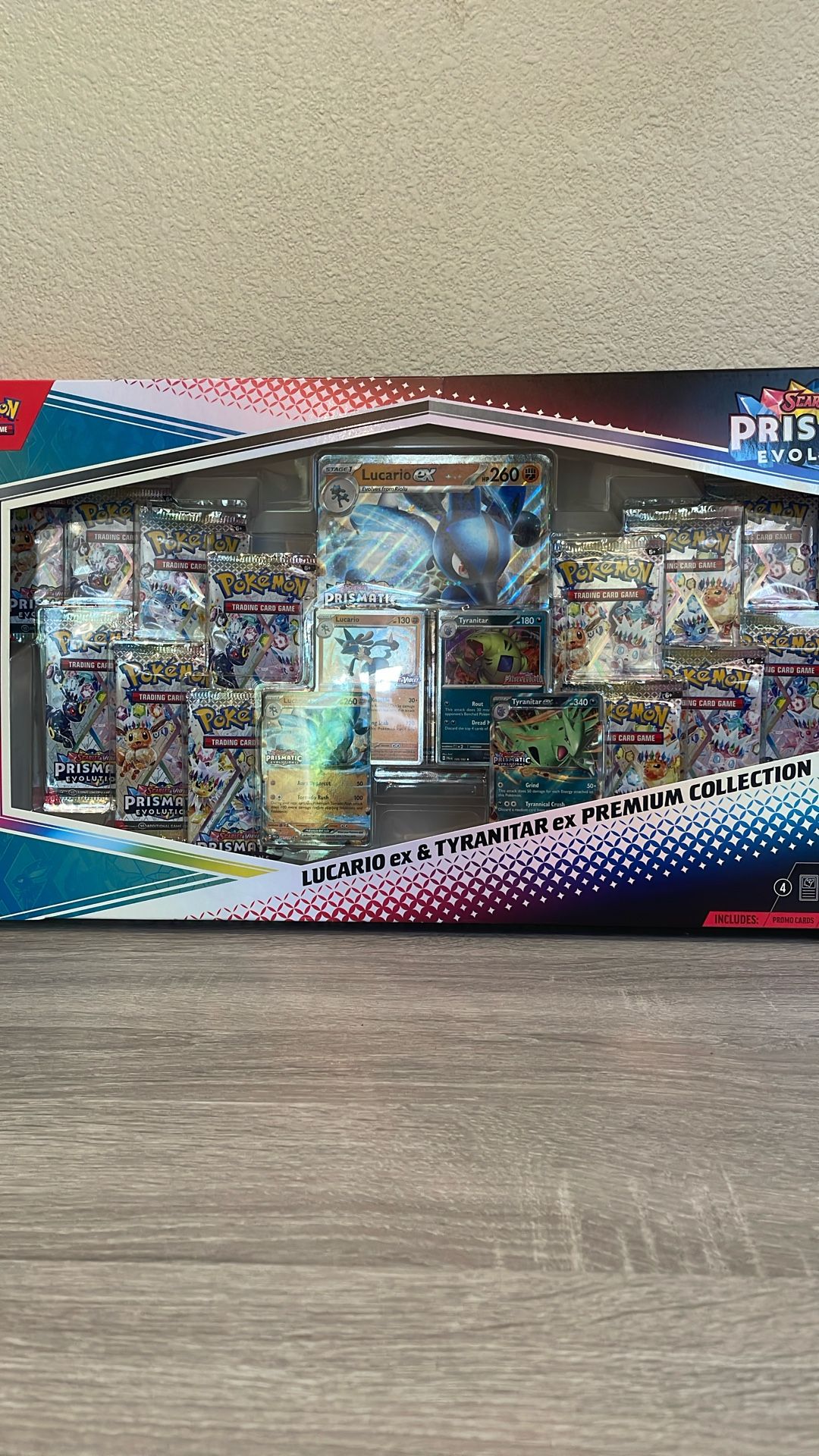 Pokemon Prismatic Lucario Tyranitar Premium