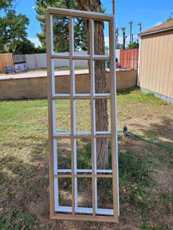 Full Lite Frame with 15 Grids. Painted but Never Used