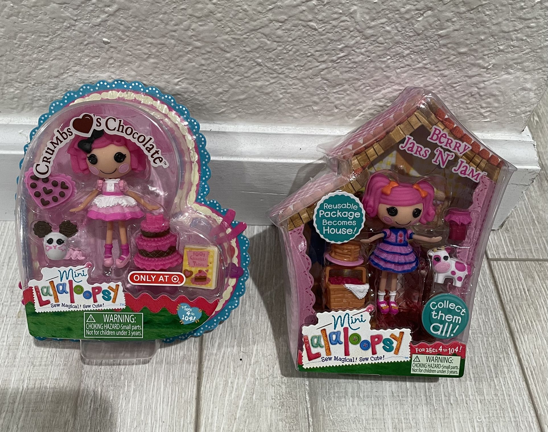 Mini Lalaloopsy Crumbs Loves Chocolate and Berry Jars N Jam Dolls