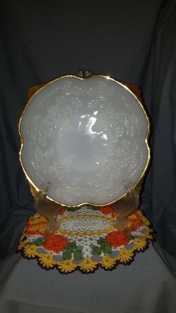 Vintage milk glass