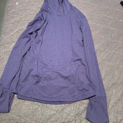 Womens Small /youth Xxl /16 Athleta Girl Purple Hoodie 