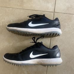 Nike Lunarlon Golf Shoes (Black/size 10.5)