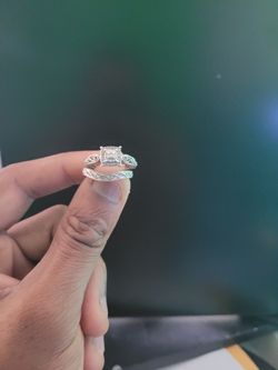 Wedding And Engagement Rings Size 7.5