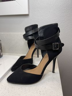 Black womens heels size 7